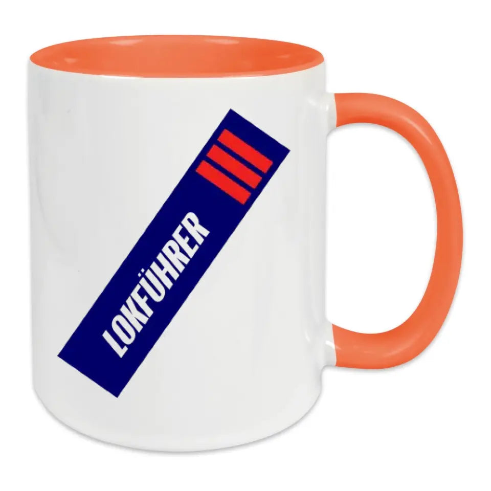 Keramik-Tasse - Lokführer in verschiedenen Farben und Kombinationen