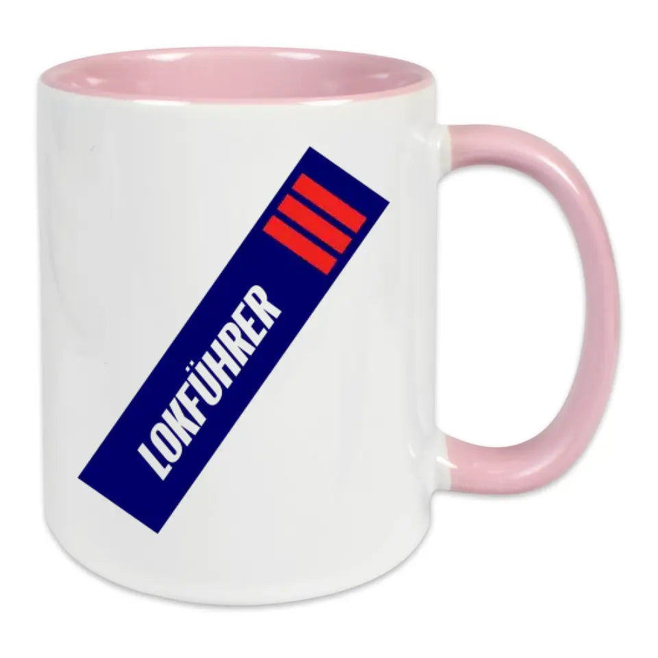 Keramik-Tasse - Lokführer in verschiedenen Farben und Kombinationen