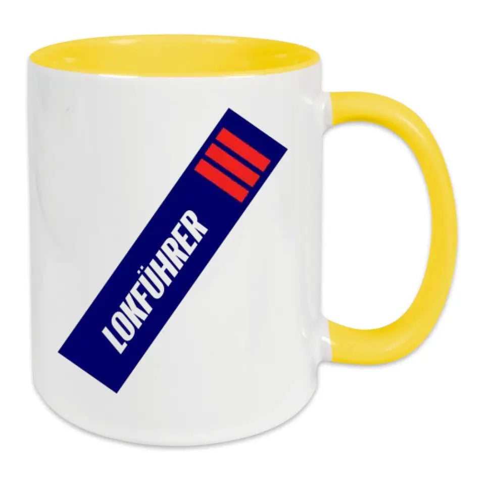 Keramik-Tasse - Lokführer in verschiedenen Farben und Kombinationen