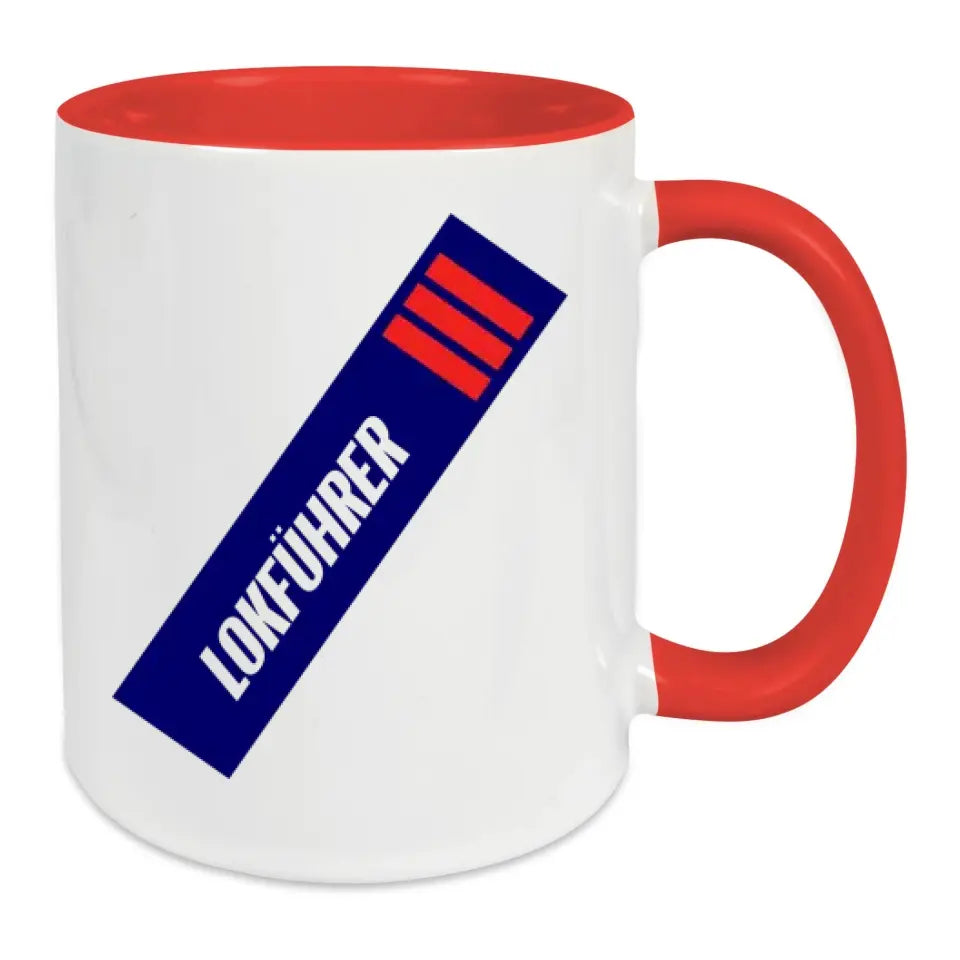 Keramik-Tasse - Lokführer in verschiedenen Farben und Kombinationen