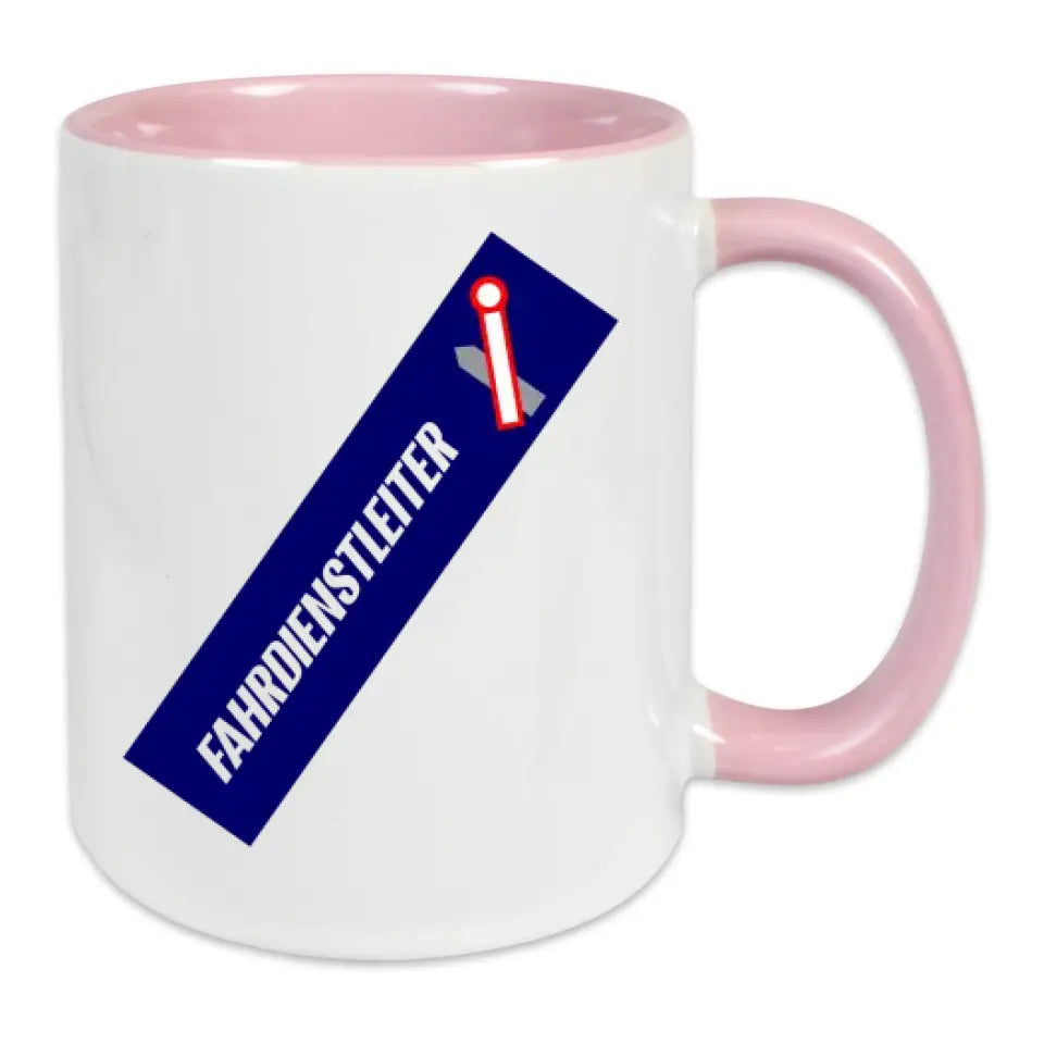 Keramik-Tasse - Fahrdienstleiter in verschiedenen Farben und Kombinationen