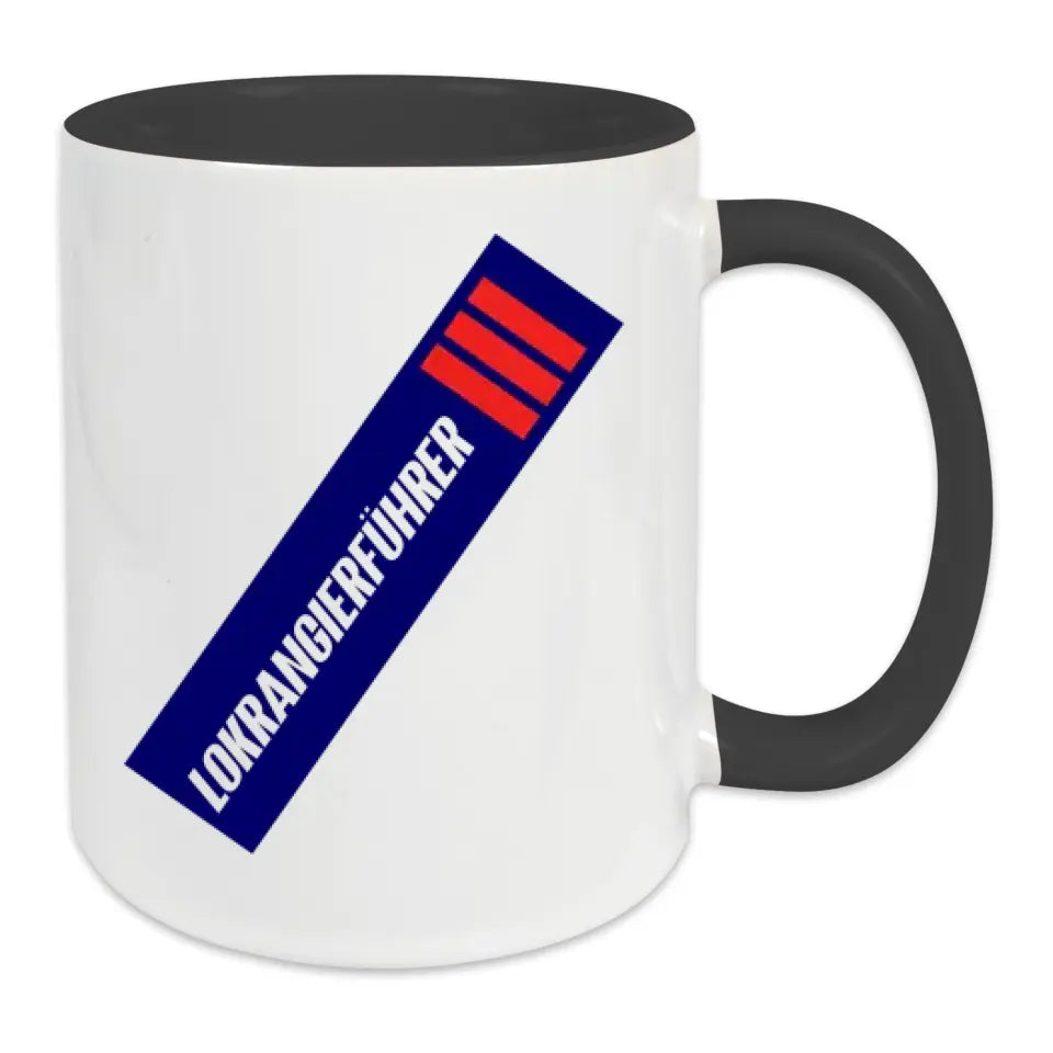 Keramik-Tasse - Lokrangierführer in verschiedenen Farben und Kombinationen