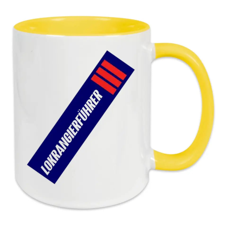 Keramik-Tasse - Lokrangierführer in verschiedenen Farben und Kombinationen