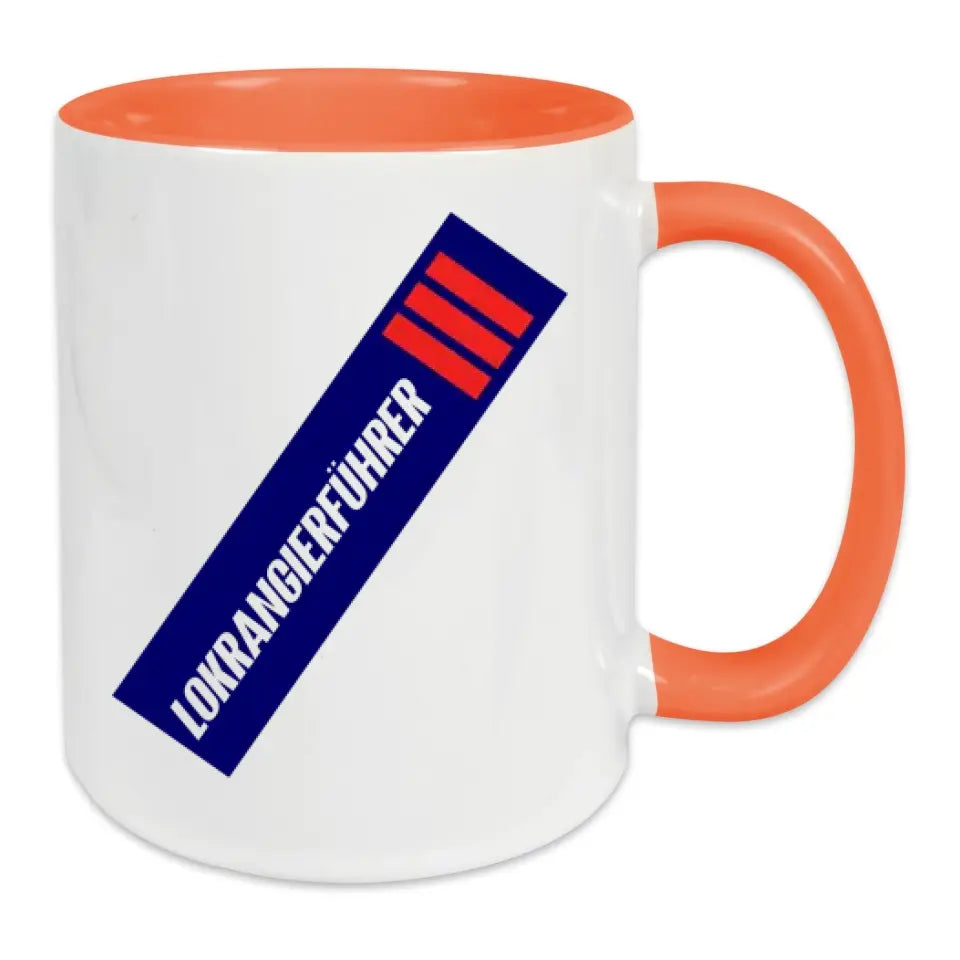 Keramik-Tasse - Lokrangierführer in verschiedenen Farben und Kombinationen