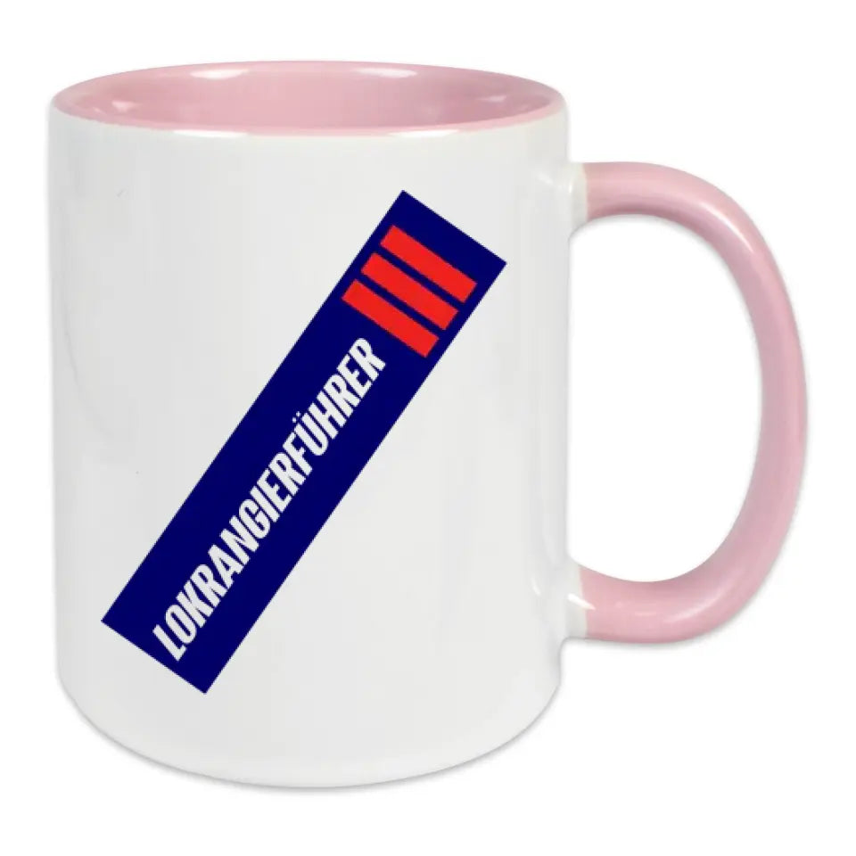 Keramik-Tasse - Lokrangierführer in verschiedenen Farben und Kombinationen