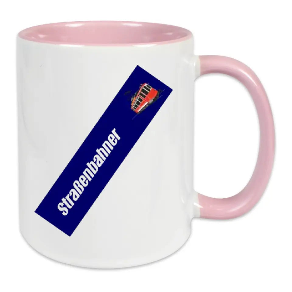 Keramik-Tasse - Straßenbahner in verschiedenen Farben und Kombinationen