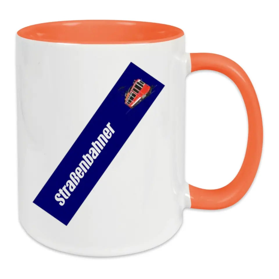 Keramik-Tasse - Straßenbahner in verschiedenen Farben und Kombinationen