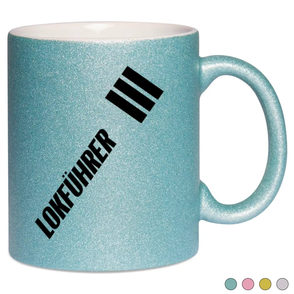 Keramik-Tasse Spark - Lokführer in verschiedenen Varianten