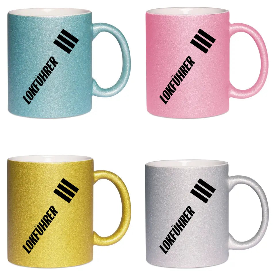 Keramik-Tasse Spark - Lokführer in verschiedenen Varianten