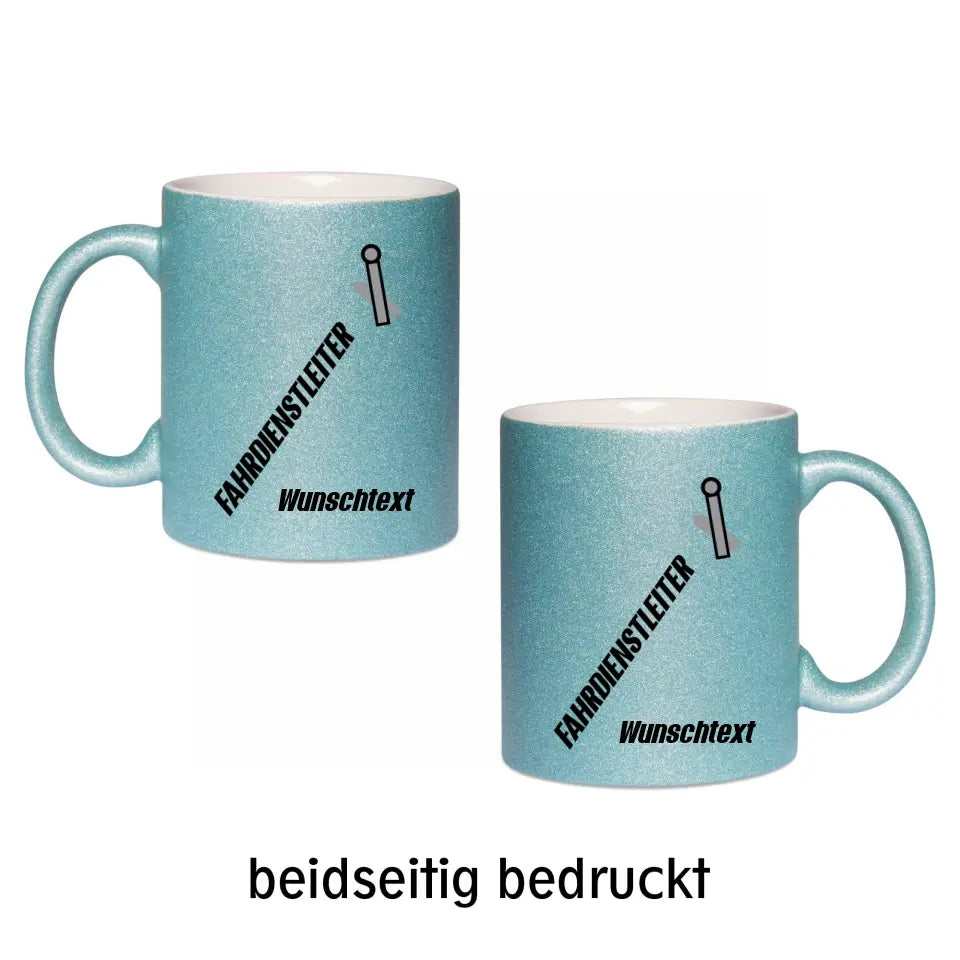 Keramik-Tasse Spark - Fahrdienstleiter in verschiedenen Varianten - Personalisiert