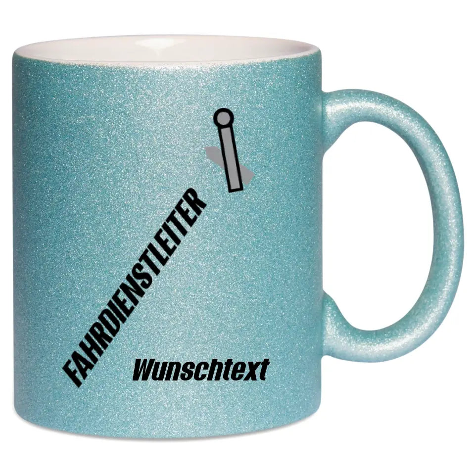 Keramik-Tasse Spark - Fahrdienstleiter in verschiedenen Varianten - Personalisiert