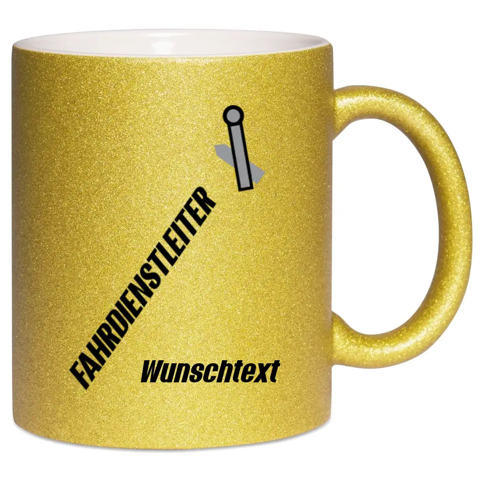Keramik-Tasse Spark - Fahrdienstleiter in verschiedenen Varianten - Personalisiert