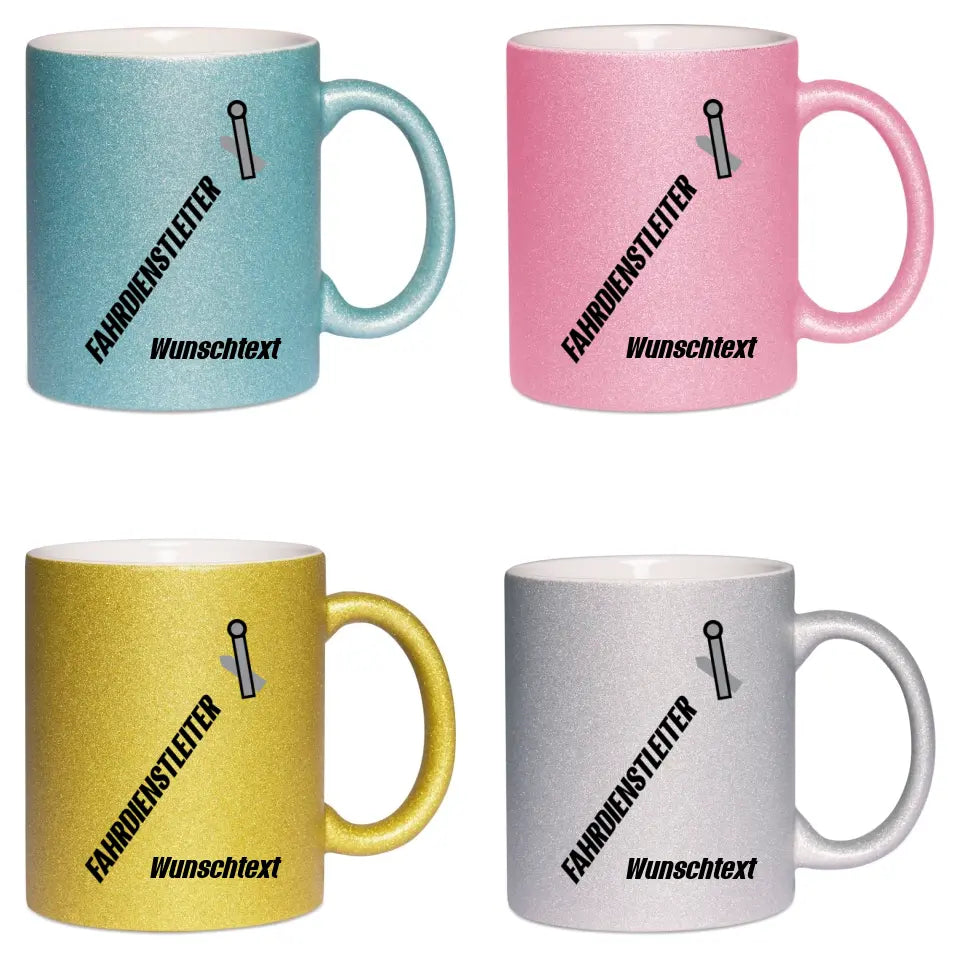 Keramik-Tasse Spark - Fahrdienstleiter in verschiedenen Varianten - Personalisiert