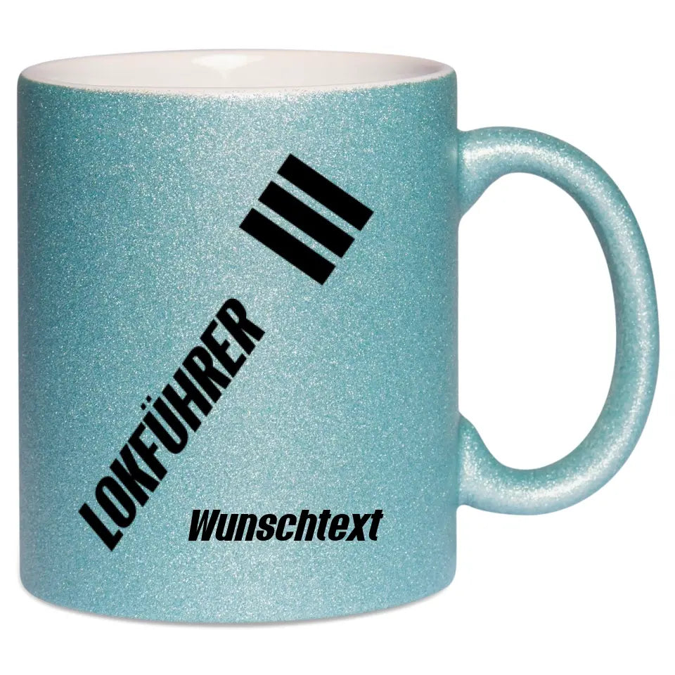 Keramik-Tasse Spark - Lokführer in verschiedenen Varianten - Personalisiert