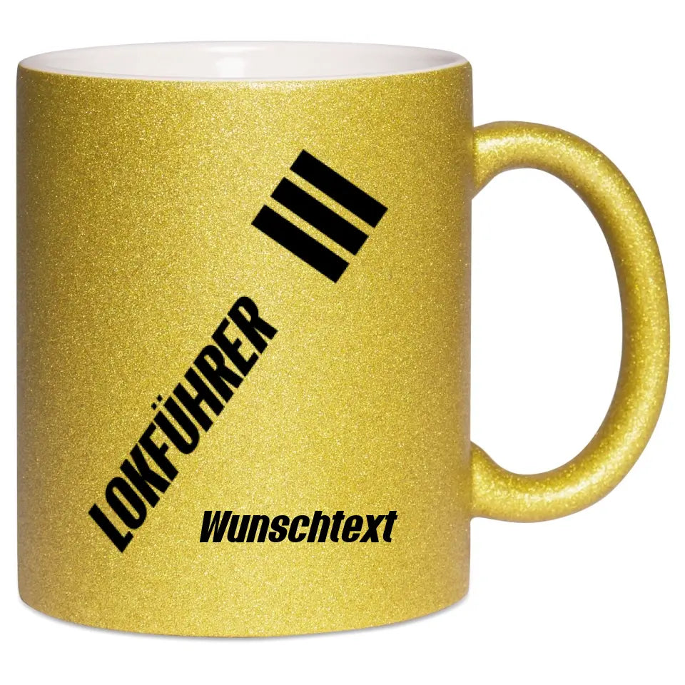 Keramik-Tasse Spark - Lokführer in verschiedenen Varianten - Personalisiert