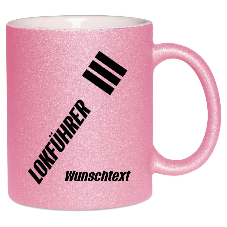 Keramik-Tasse Spark - Lokführer in verschiedenen Varianten - Personalisiert
