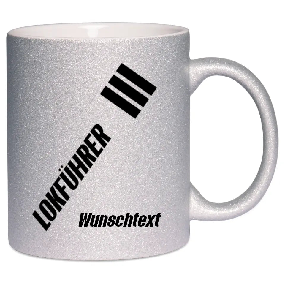 Keramik-Tasse Spark - Lokführer in verschiedenen Varianten - Personalisiert