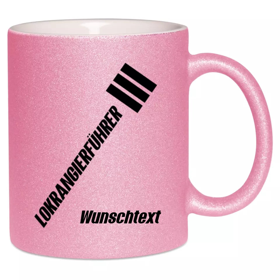 Keramik-Tasse Spark - Lokrangierführer in verschiedenen Varianten - Personalisiert