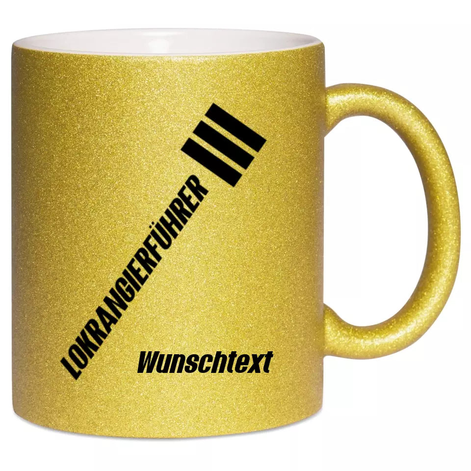 Keramik-Tasse Spark - Lokrangierführer in verschiedenen Varianten - Personalisiert