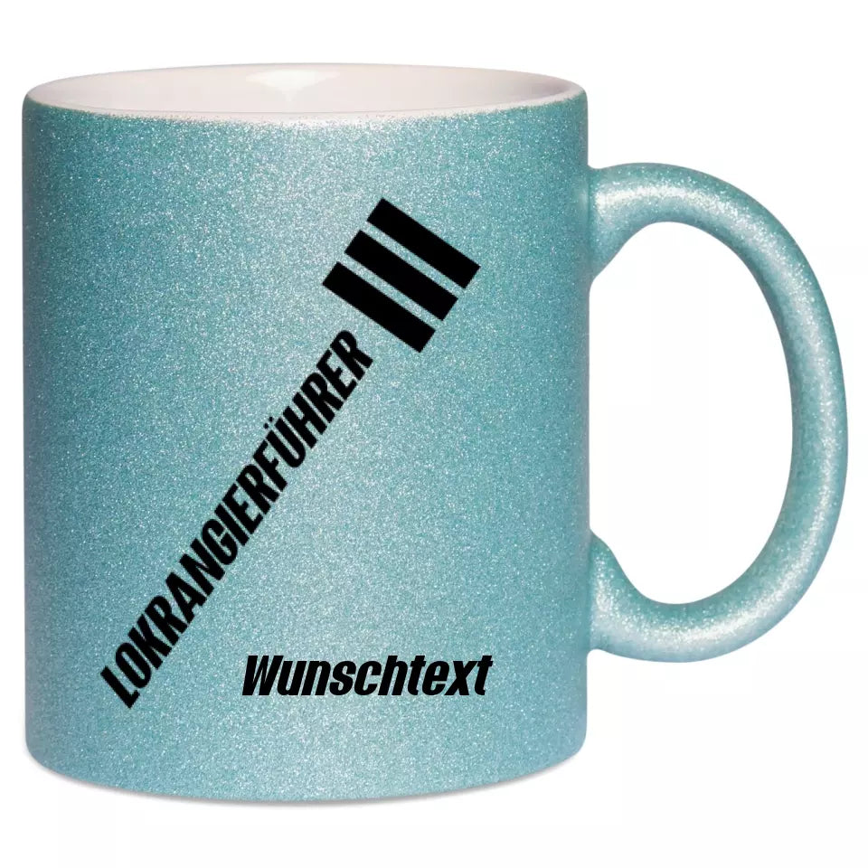 Keramik-Tasse Spark - Lokrangierführer in verschiedenen Varianten - Personalisiert