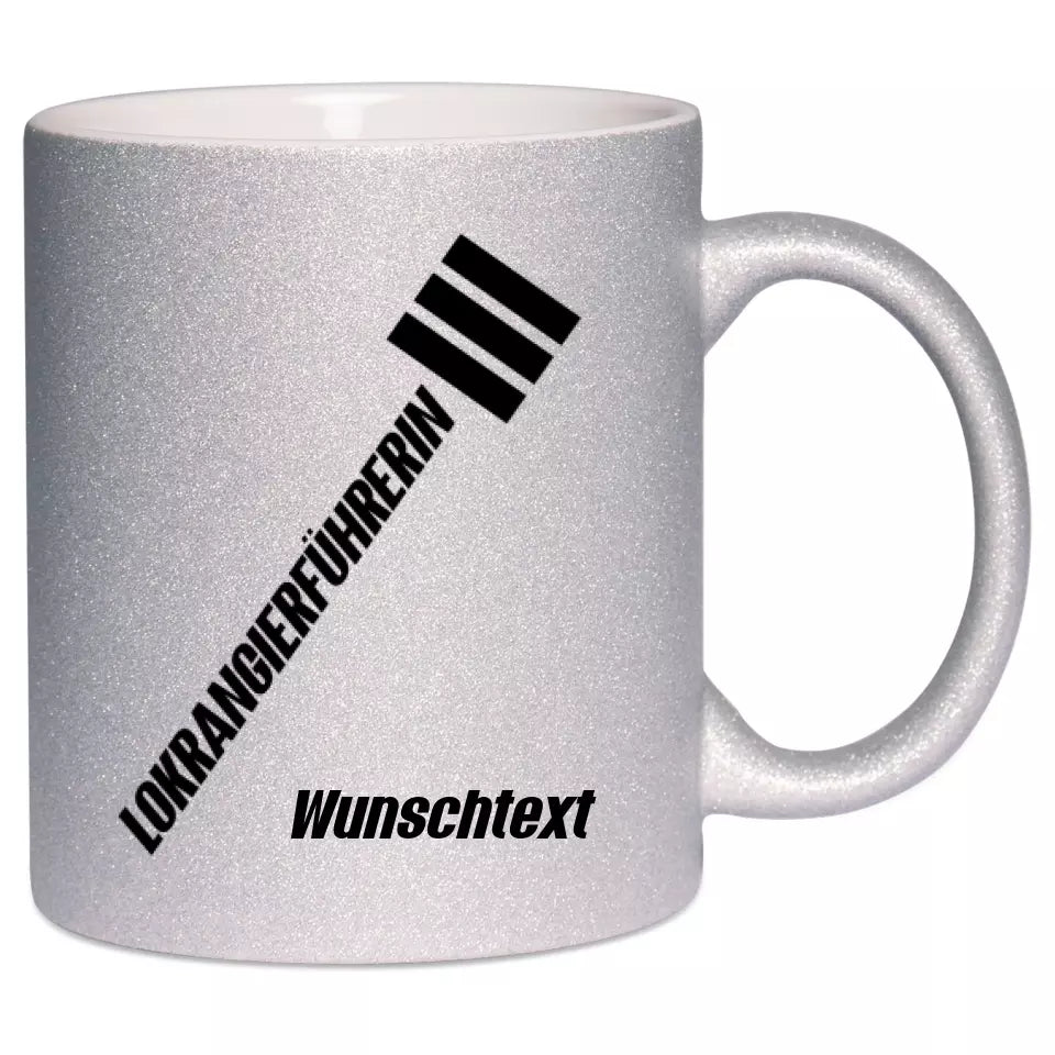 Keramik-Tasse Spark - Lokrangierführerin in verschiedenen Varianten - Personalisiert