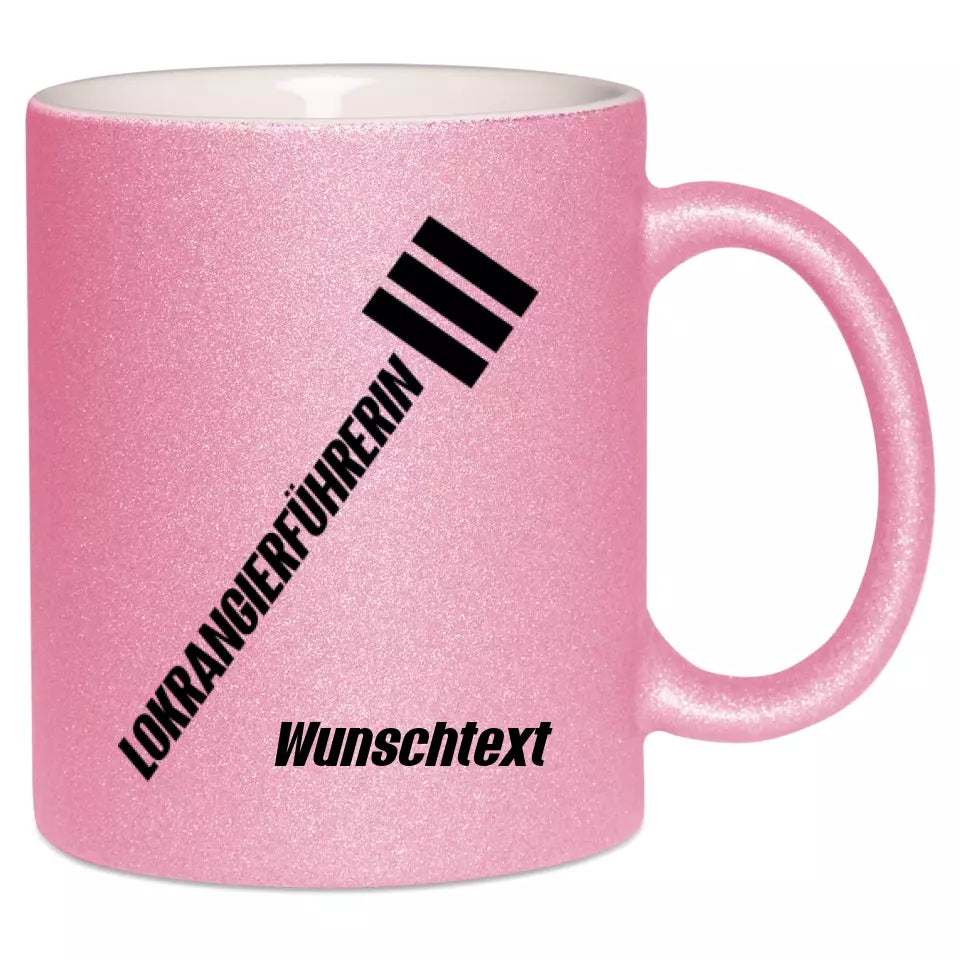 Keramik-Tasse Spark - Lokrangierführerin in verschiedenen Varianten - Personalisiert