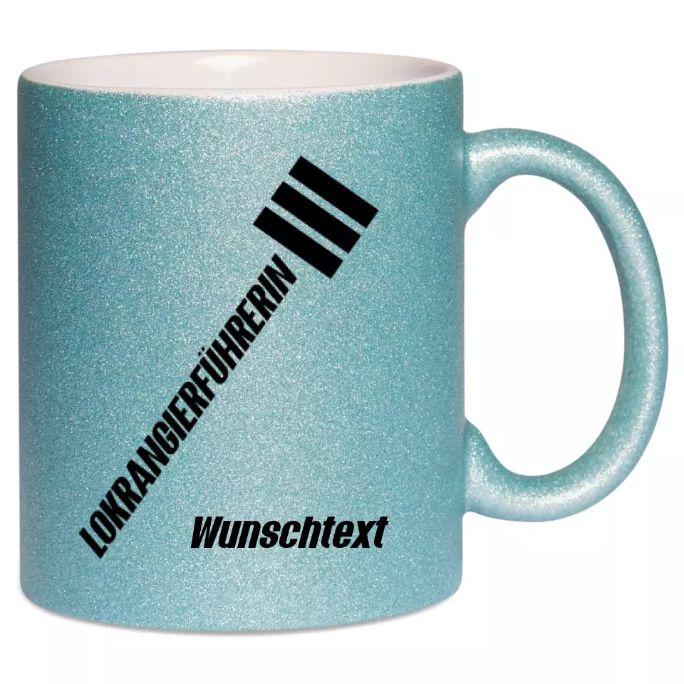 Keramik-Tasse Spark - Lokrangierführerin in verschiedenen Varianten - Personalisiert