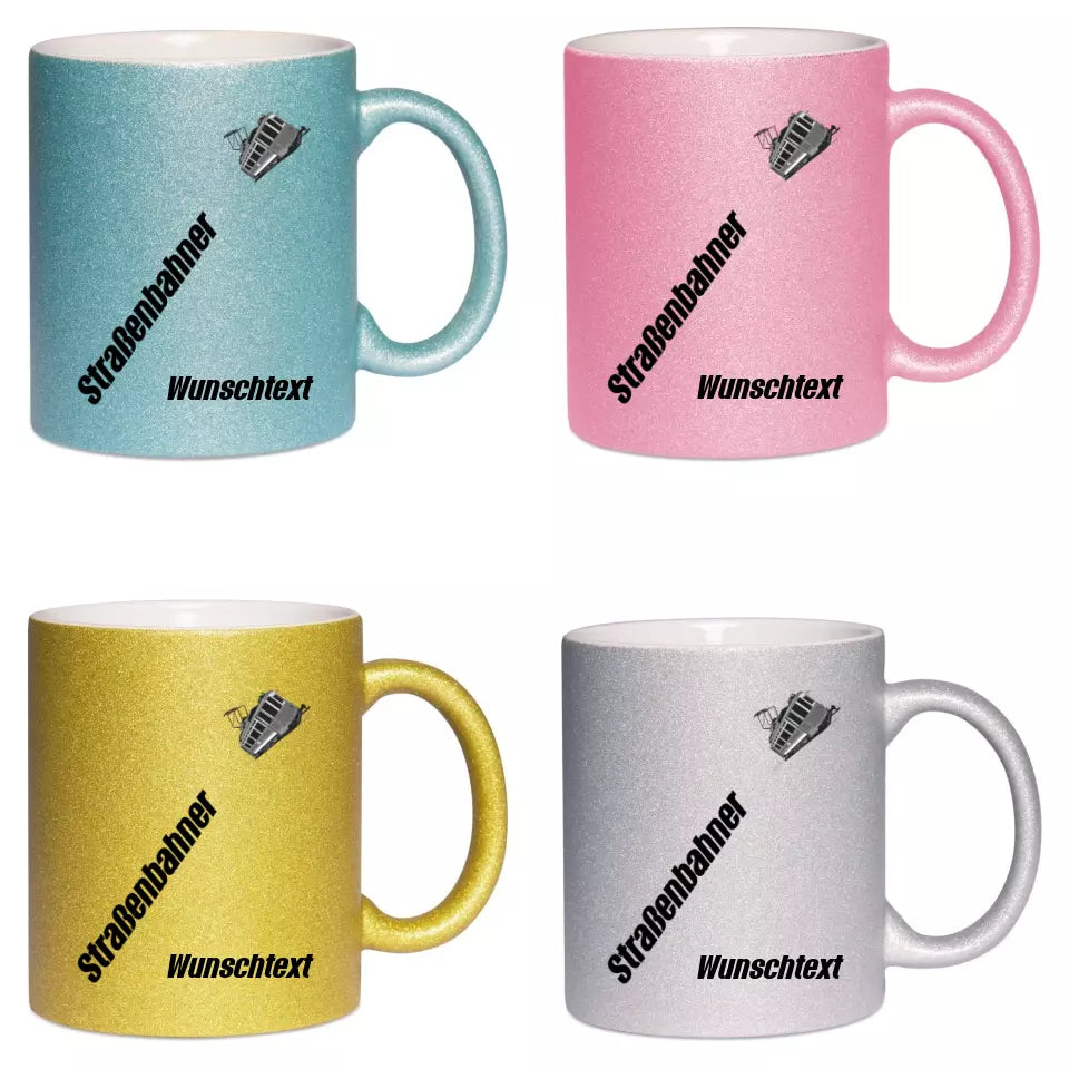 Keramik-Tasse Spark - Straßenbahner in verschiedenen Varianten - Personalisiert