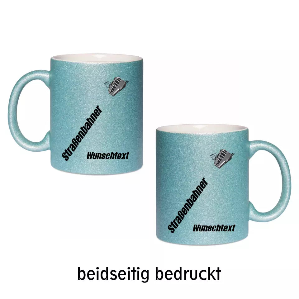 Keramik-Tasse Spark - Straßenbahner in verschiedenen Varianten - Personalisiert