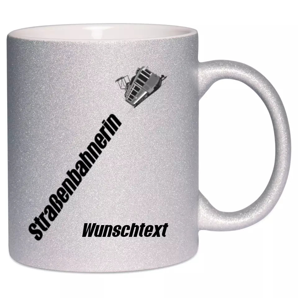 Keramik-Tasse Spark - Straßenbahnerin in verschiedenen Varianten - Personalisiert