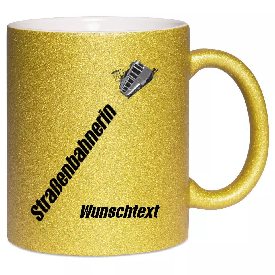 Keramik-Tasse Spark - Straßenbahnerin in verschiedenen Varianten - Personalisiert