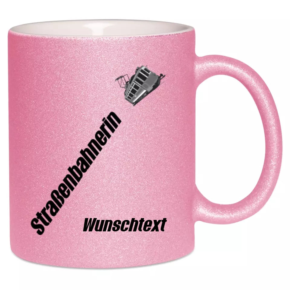 Keramik-Tasse Spark - Straßenbahnerin in verschiedenen Varianten - Personalisiert