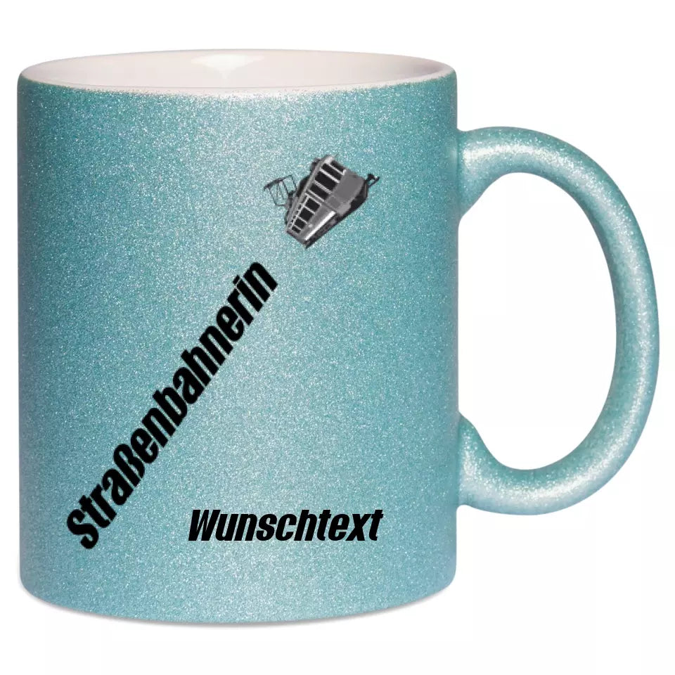 Keramik-Tasse Spark - Straßenbahnerin in verschiedenen Varianten - Personalisiert