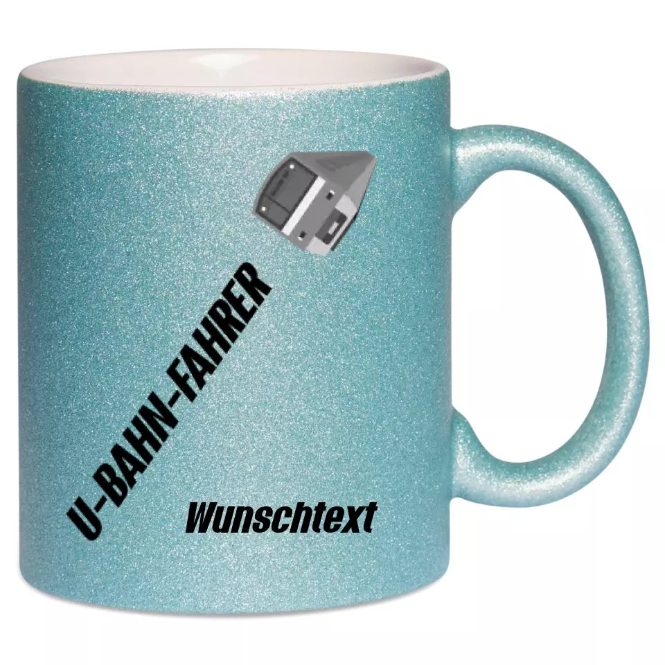 Keramik-Tasse Spark - U-Bahn-Fahrer in verschiedenen Varianten - Personalisiert