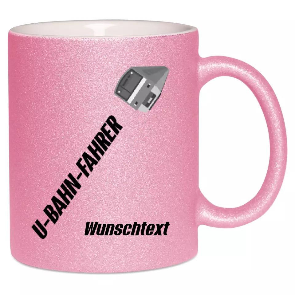 Keramik-Tasse Spark - U-Bahn-Fahrer in verschiedenen Varianten - Personalisiert
