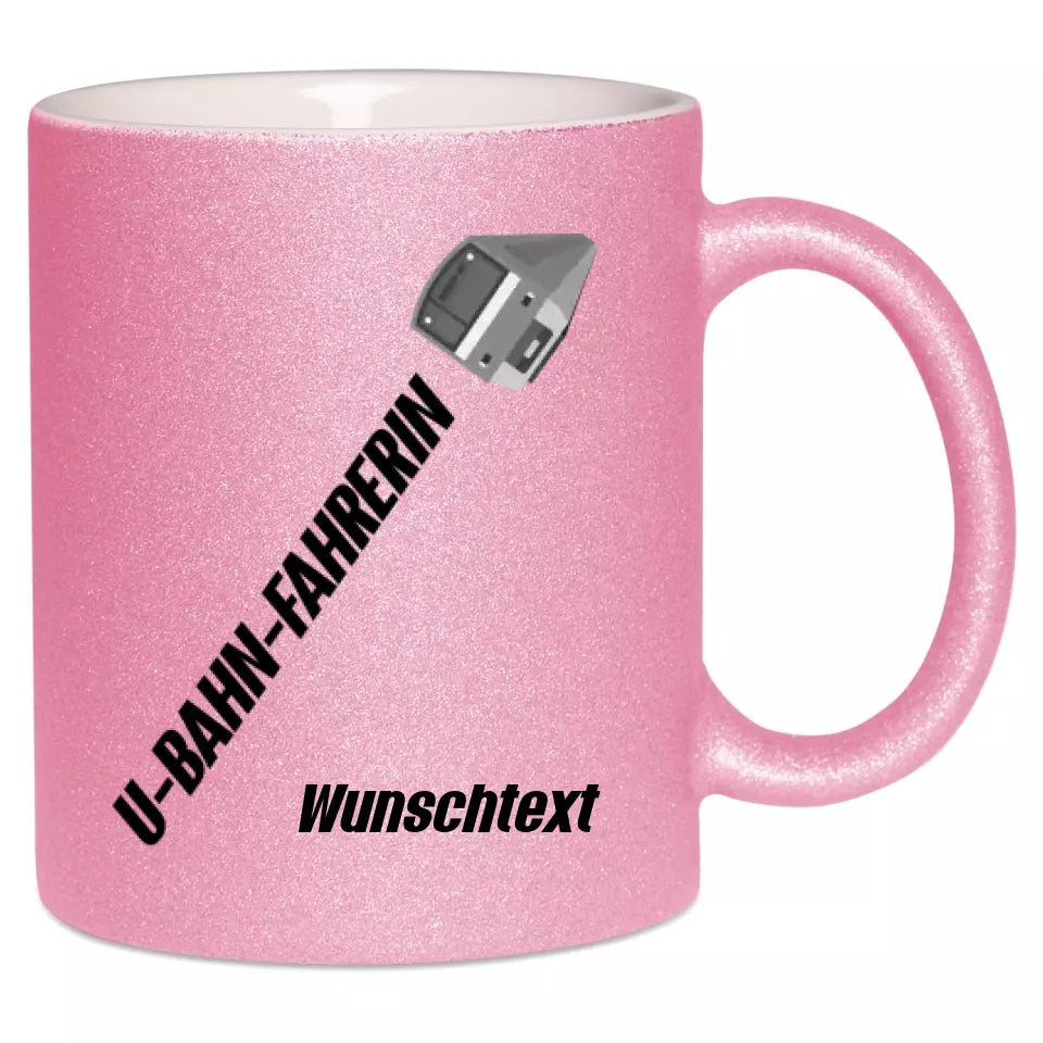Keramik-Tasse Spark - U-Bahn-Fahrerin in verschiedenen Varianten - Personalisiert