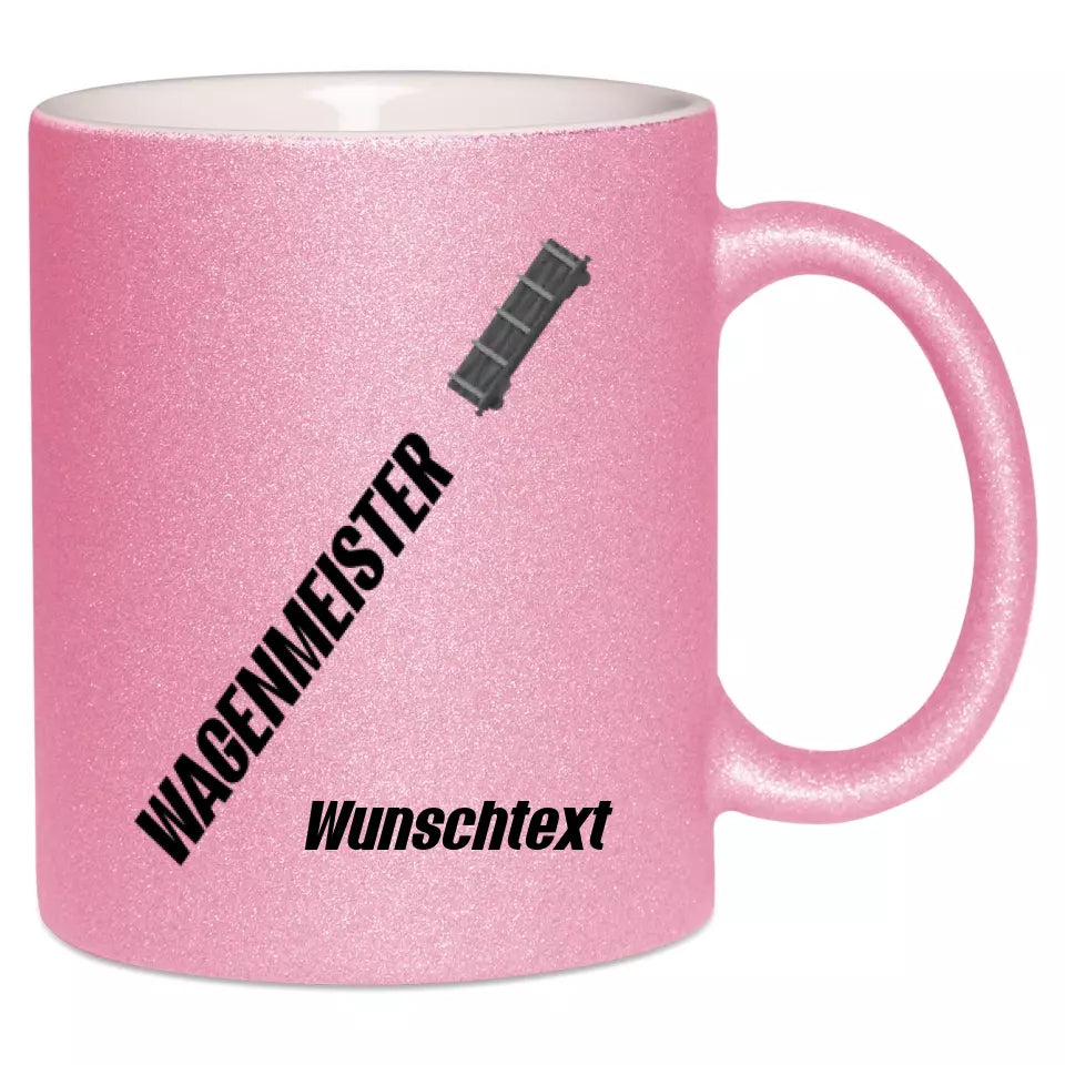 Keramik-Tasse Spark - Wagenmeister in verschiedenen Varianten - Personalisiert