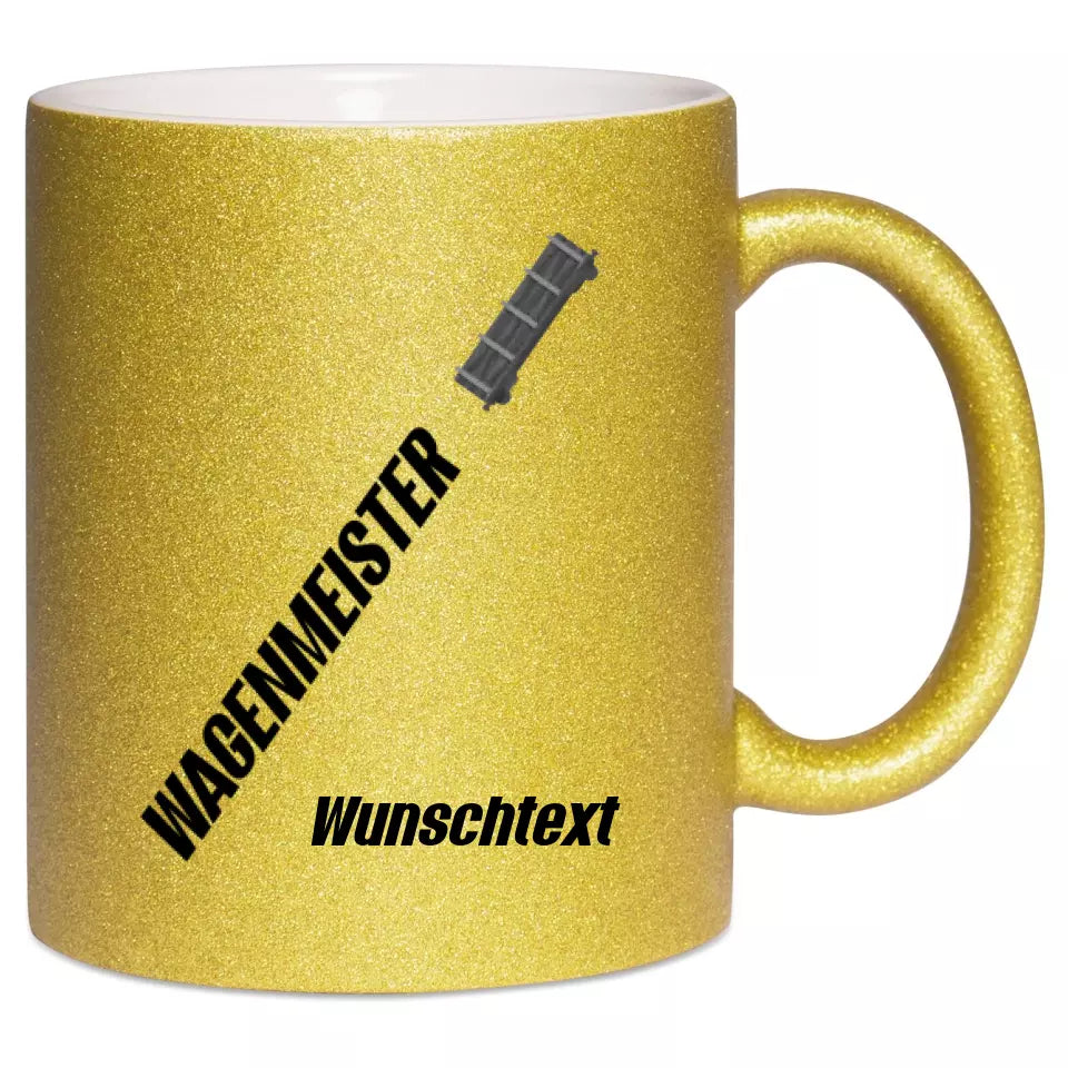 Keramik-Tasse Spark - Wagenmeister in verschiedenen Varianten - Personalisiert