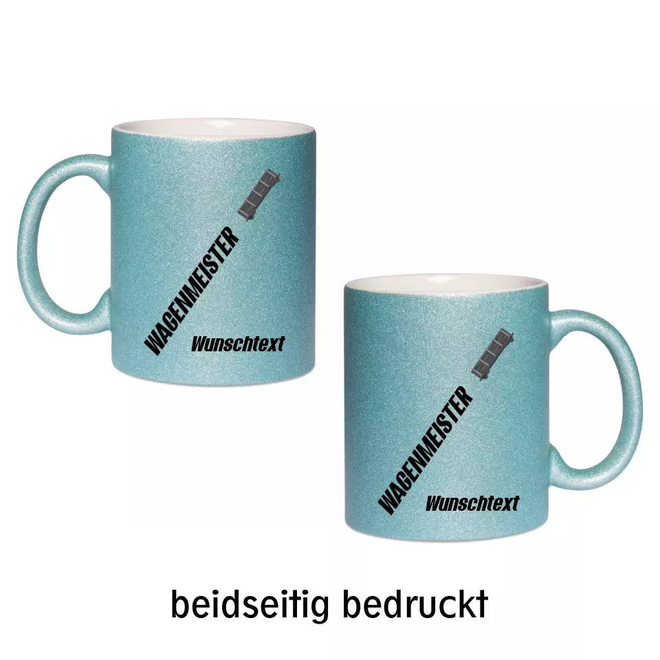 Keramik-Tasse Spark - Wagenmeister in verschiedenen Varianten - Personalisiert