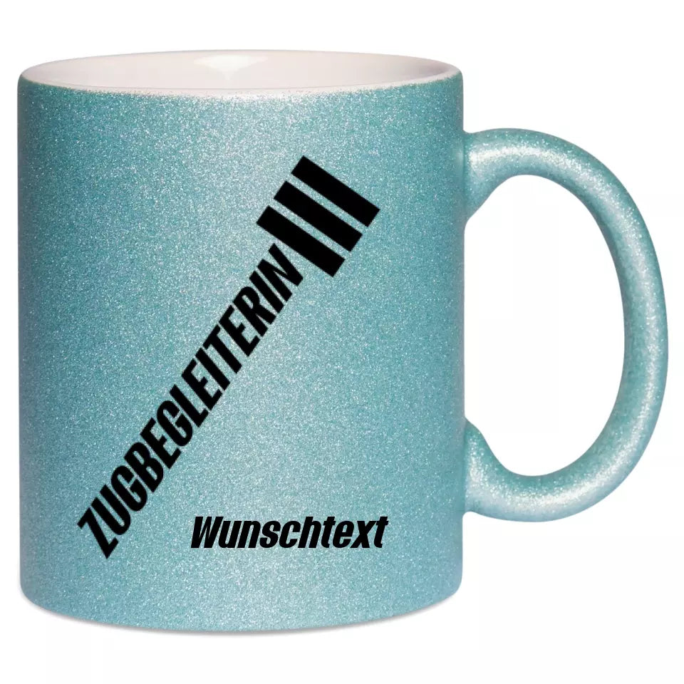 Keramik-Tasse Spark - Zugbegleiterin in verschiedenen Varianten - Personalisiert