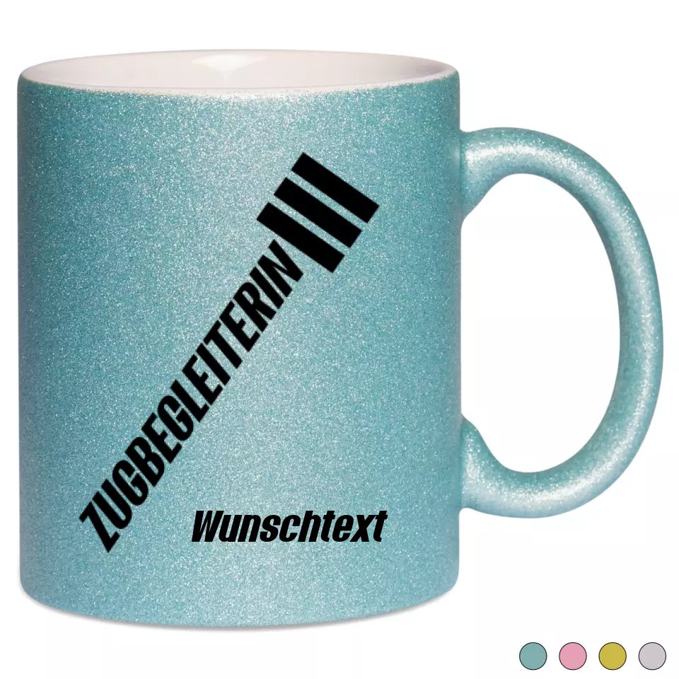 Keramik-Tasse Spark - Zugbegleiterin in verschiedenen Varianten - Personalisiert