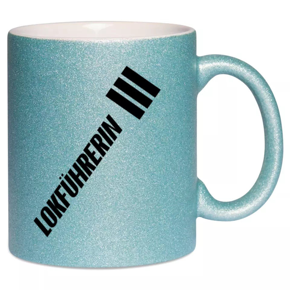 Keramik-Tasse Spark - Lokführerin in verschiedenen Varianten
