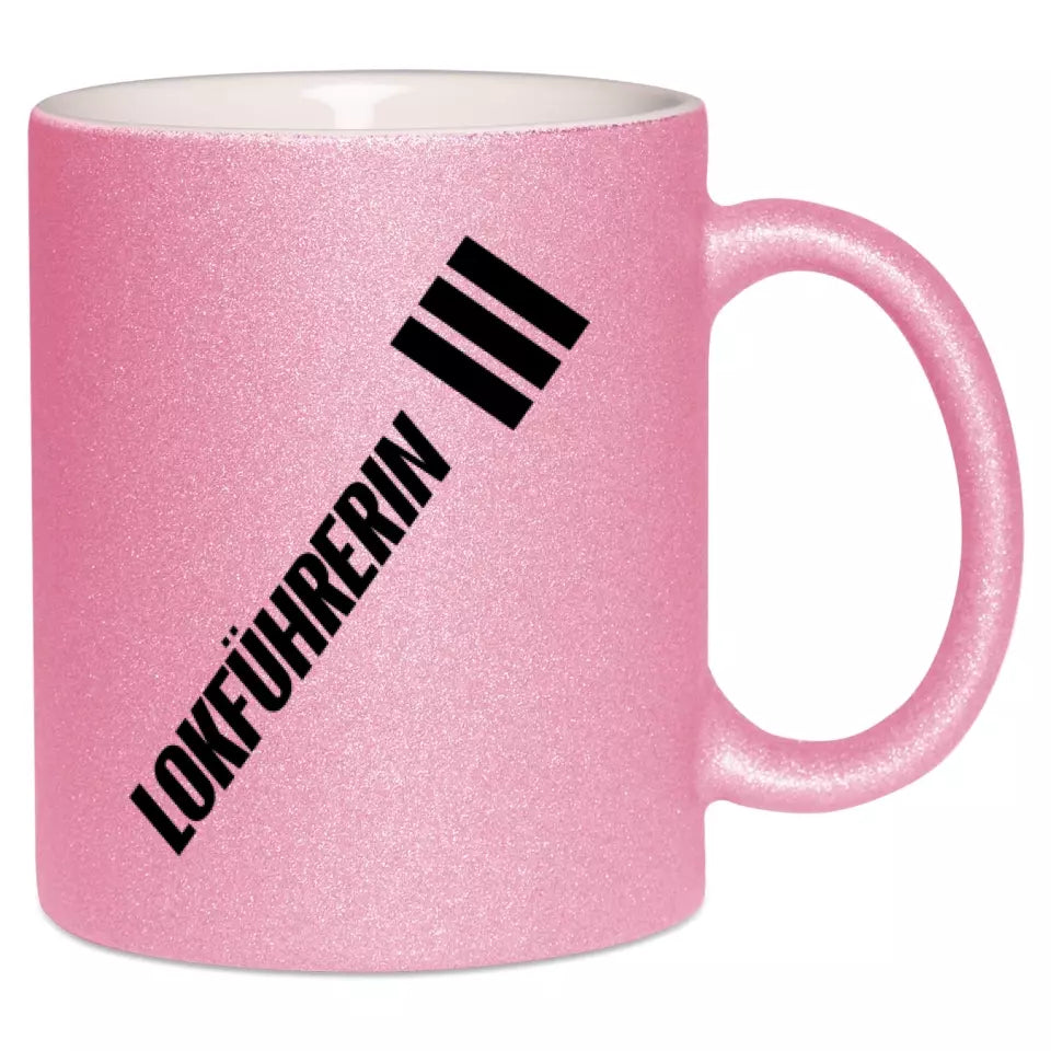 Keramik-Tasse Spark - Lokführerin in verschiedenen Varianten