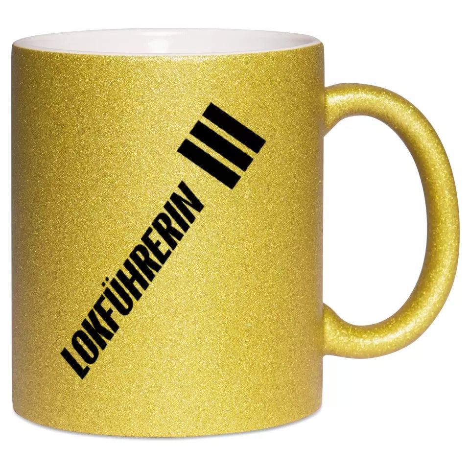 Keramik-Tasse Spark - Lokführerin in verschiedenen Varianten