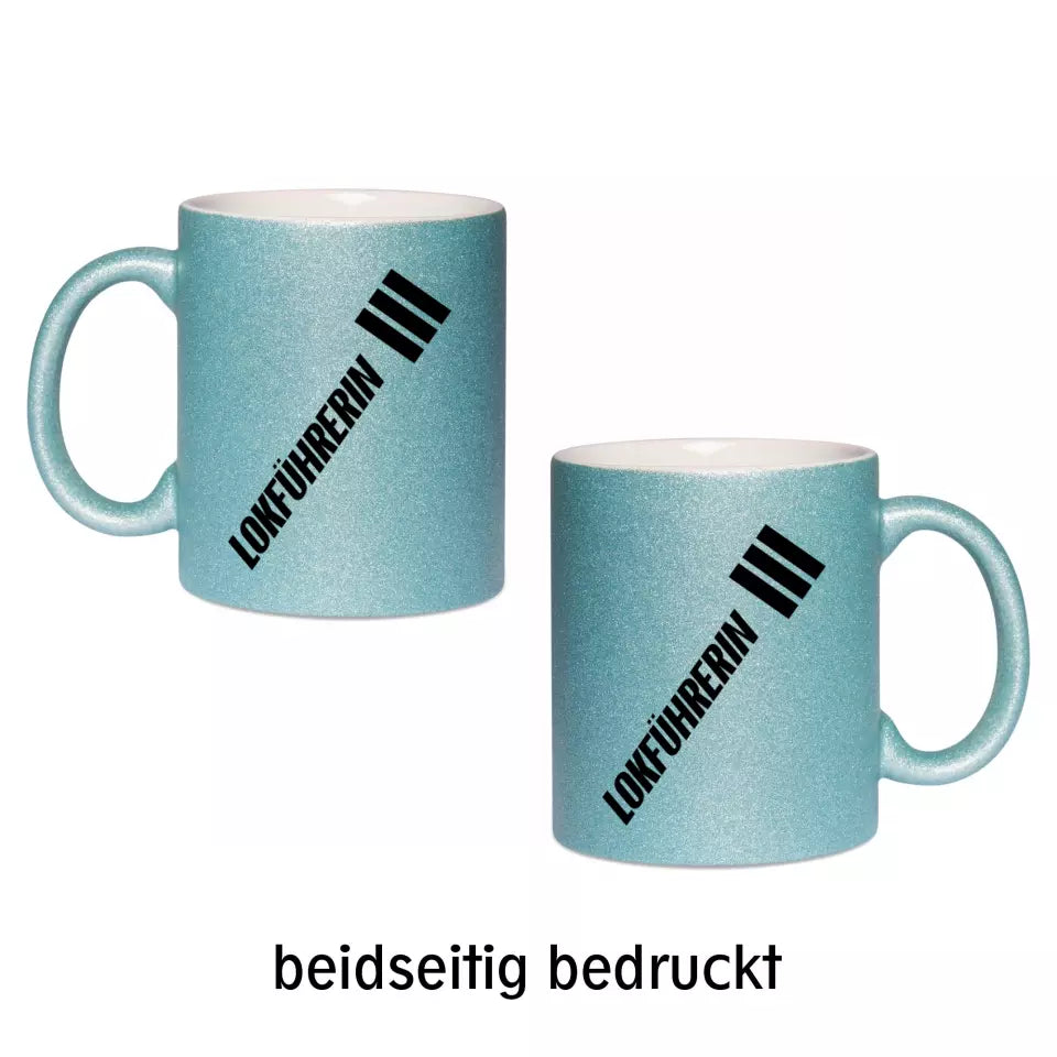 Keramik-Tasse Spark - Lokführerin in verschiedenen Varianten