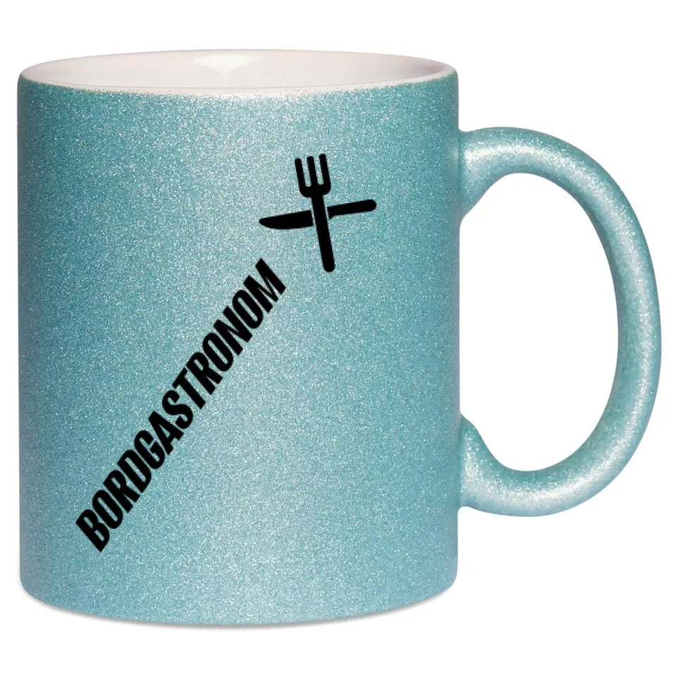 Keramik-Tasse Spark - Bordgastronom (Messer & Gabel) in verschiedenen Varianten