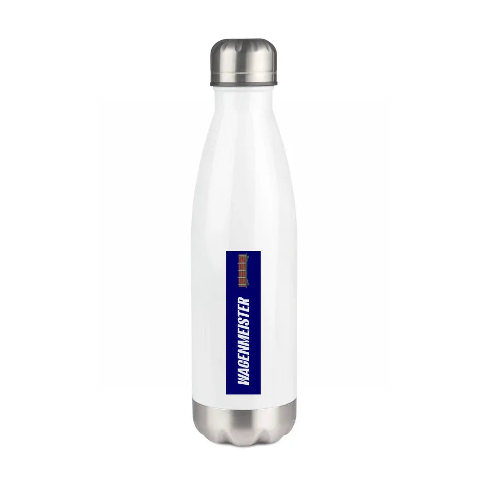 Edelstahl-Trinkflasche 500 ml - Wagenmeister - in verschiedenen Varianten