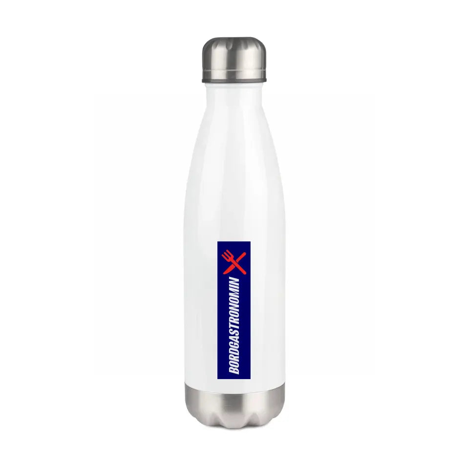Edelstahl-Trinkflasche 500 ml - Bordgastronomin (Messer & Gabel) - in verschiedenen Varianten