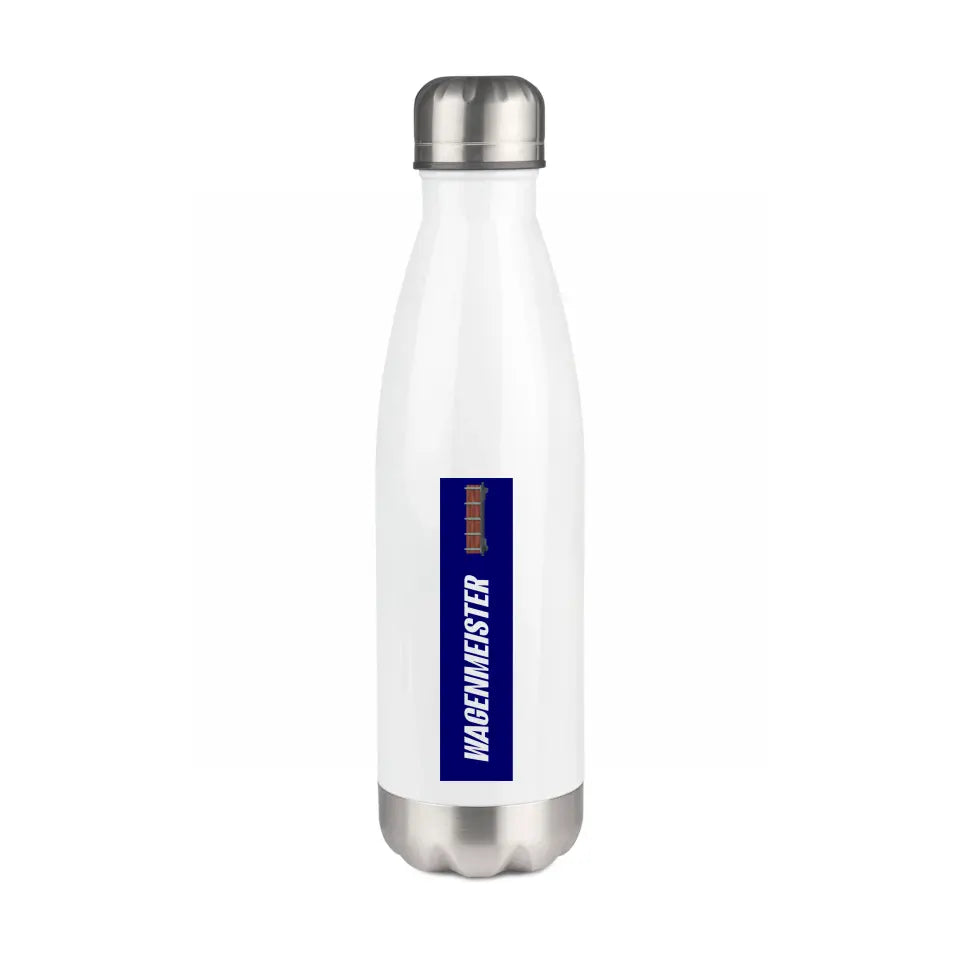 Edelstahl-Trinkflasche 750 ml - Wagenmeister - in verschiedenen Varianten