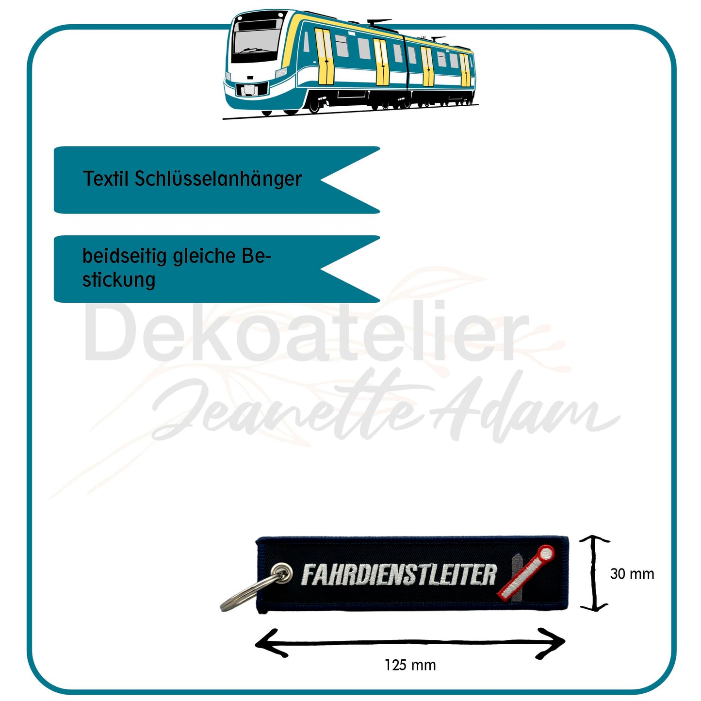 Fahrdienstleiter Schlüsselanhänger
